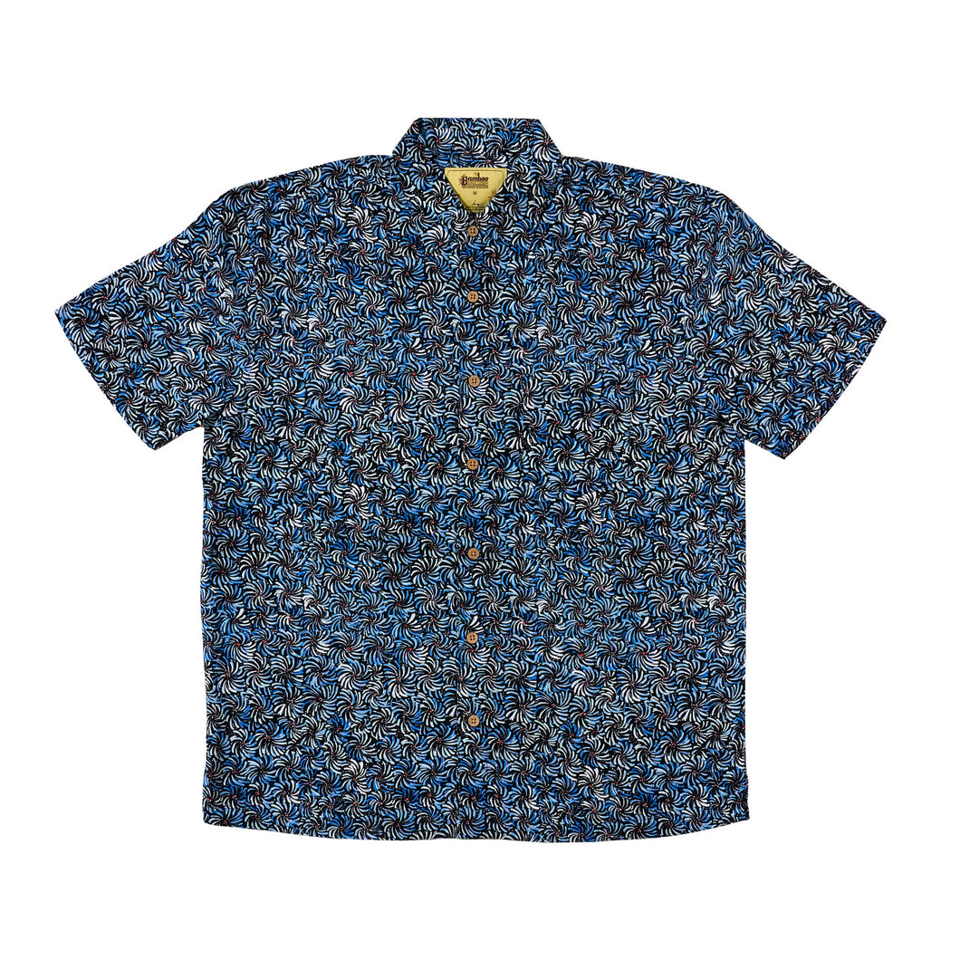 Blue Bush Banana Bamboo Shirt
